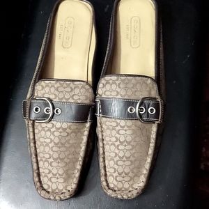 Coach Shoes, Mules, Sz 10/1/2, Worn Condition, See Pictures, Vintage